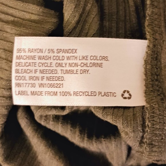 NWT Olive Green Mossimo Bodycon Mini Dress - Picture 9 of 9